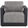 2_Sunpan Tavira Armchair Charcoal Lanikai Salt And Pepper more views