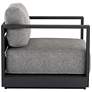 3_Sunpan Tavira Armchair Charcoal Lanikai Salt And Pepper more views
