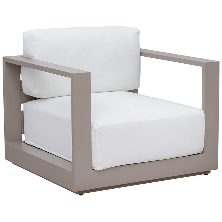 Image 1 Sunpan Tavira Armchair Greige Stinson White