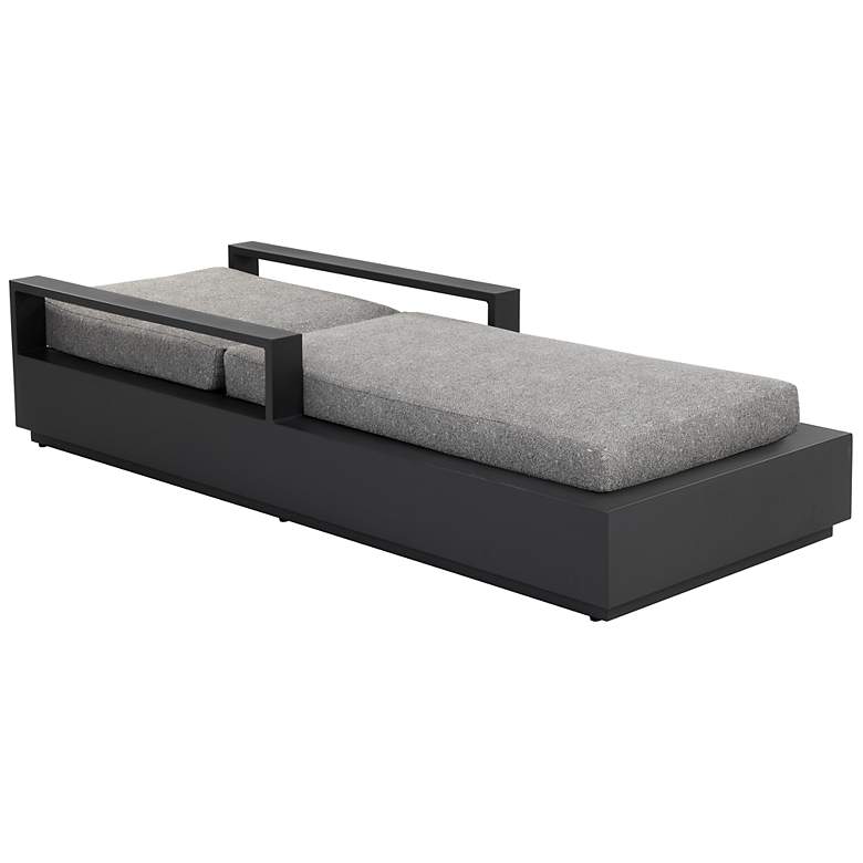 Image 2 Sunpan Tavira Lounger Charcoal Lanikai Salt And Pepper more views