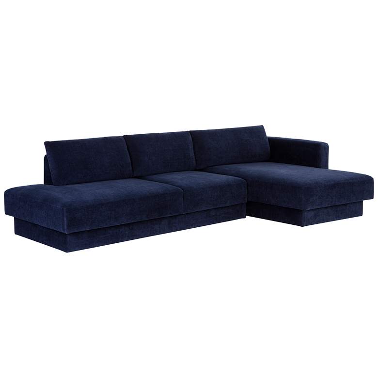 Image 1 Sunpan Tecoma Sofa Chaise Raf Danny Navy