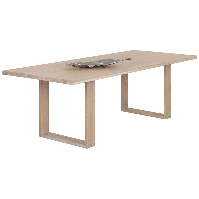Image 1 Sunpan Thanus Dining Table Light Oak 94.5"