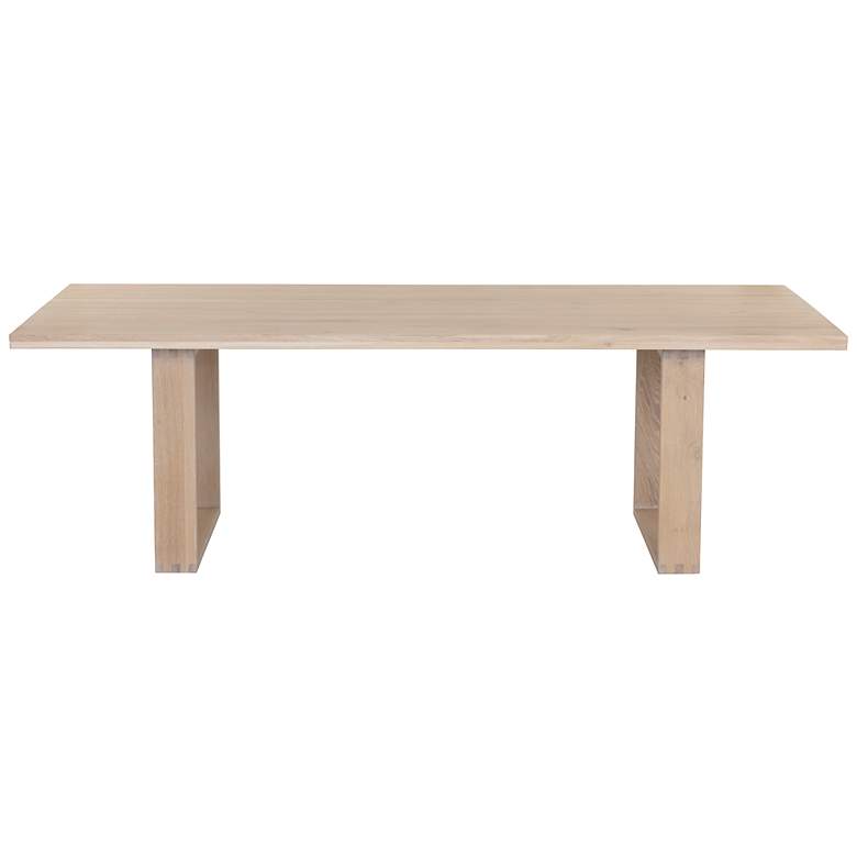 Image 3 Sunpan Thanus Dining Table Light Oak 94.5" more views