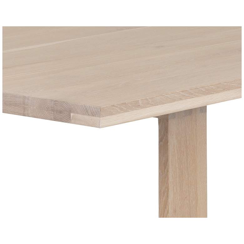 Image 5 Sunpan Thanus Dining Table Light Oak 94.5" more views