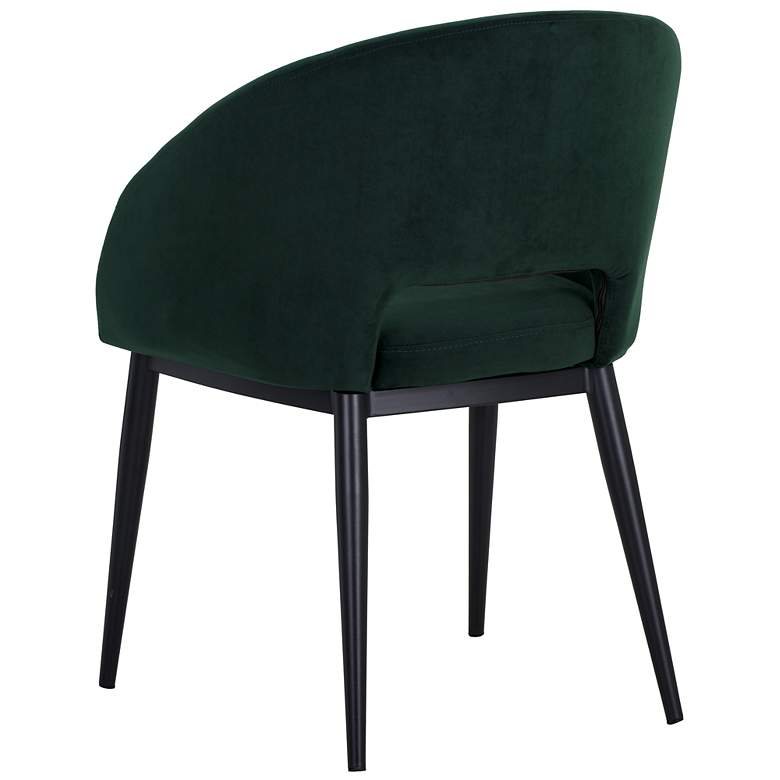 Image 4 Sunpan Thatcher Dining Armchair Black Deep Green Sky more views