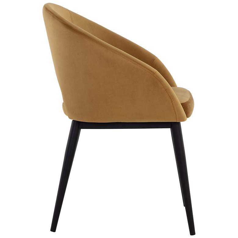 Image 4 Sunpan Thatcher Dining Armchair Black Gold Sky more views