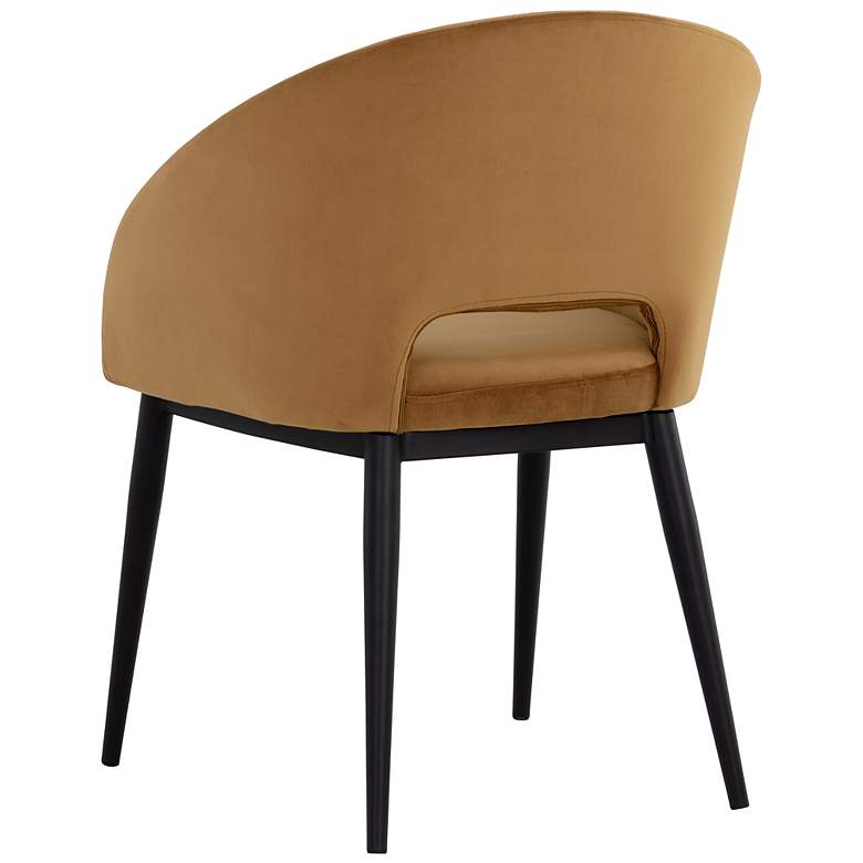Image 5 Sunpan Thatcher Dining Armchair Black Gold Sky more views