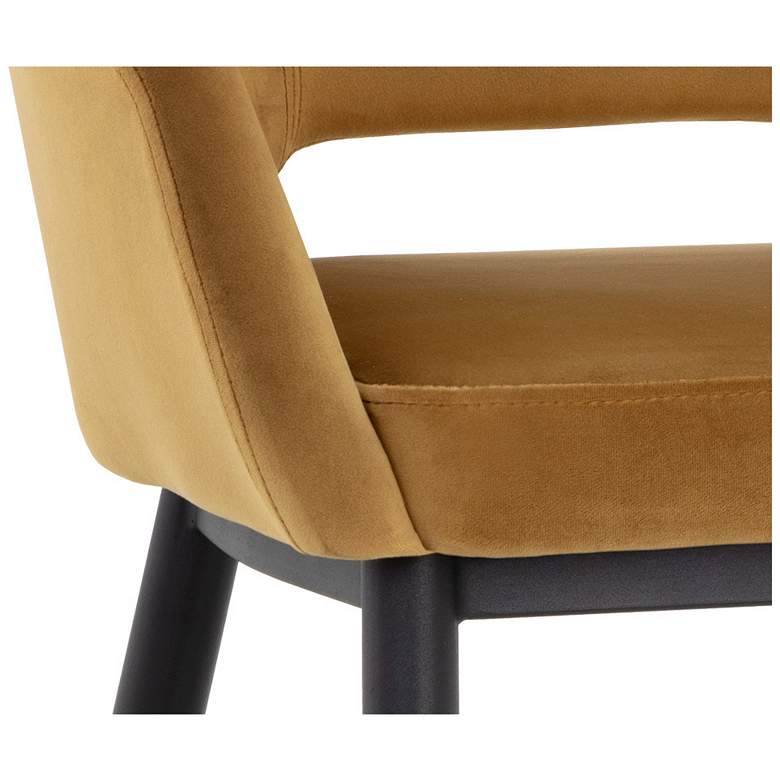 Image 6 Sunpan Thatcher Dining Armchair Black Gold Sky more views