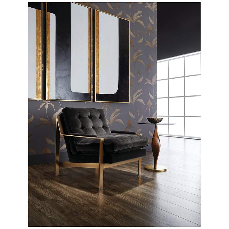 Image 3 Sunpan The Path (Set of 3) 30" X 60" Gold Floater Frame more views