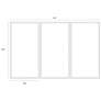 5_Sunpan The Path (Set of 3) 30" X 60" Gold Floater Frame more views