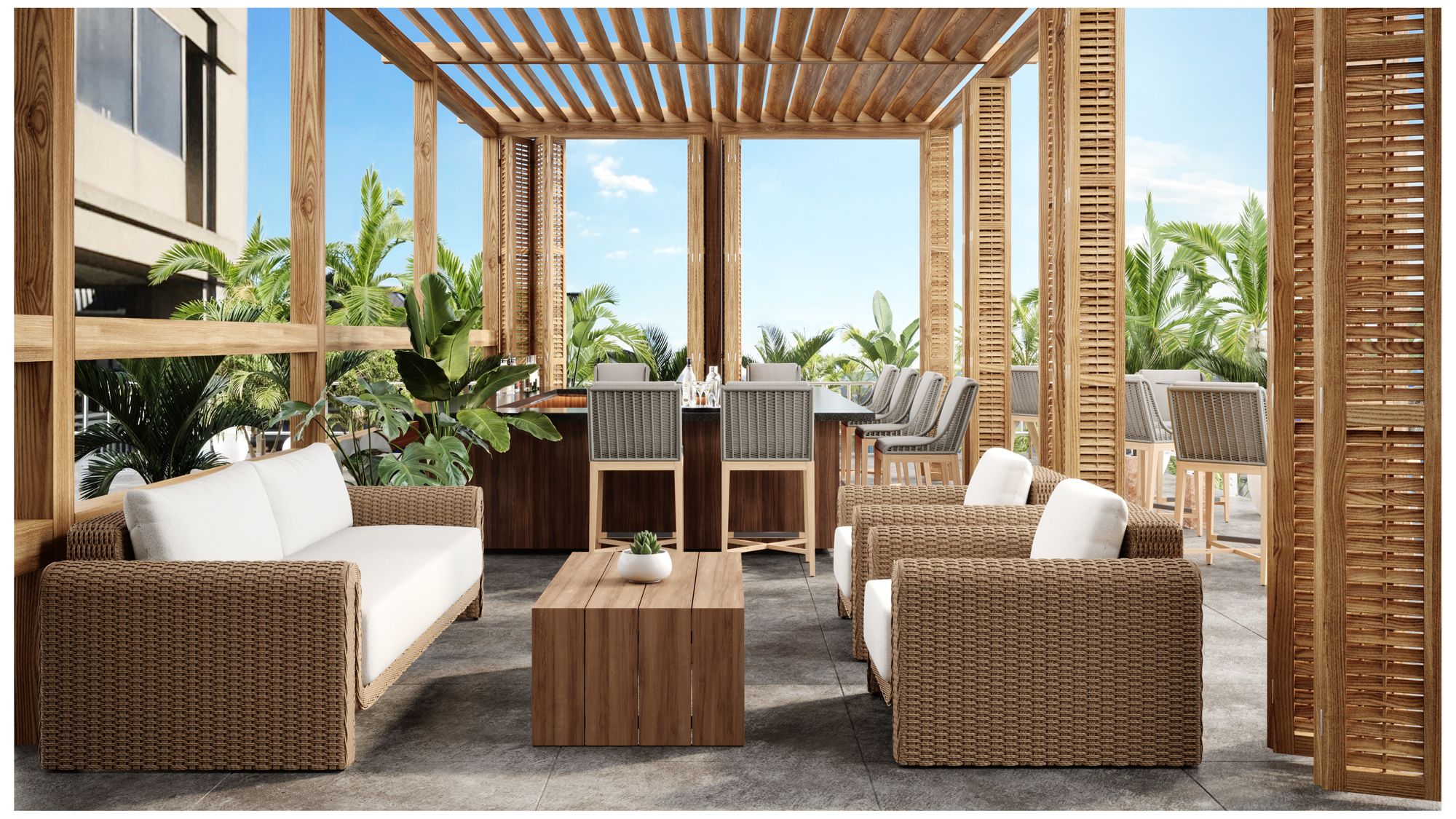 Image 7 Sunpan Tibi Sofa Natural more views