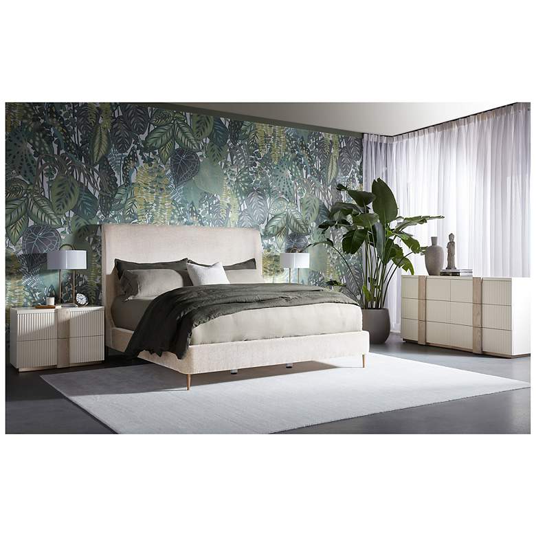 Image 4 Sunpan Tierra Bed King Bergen Taupe more views