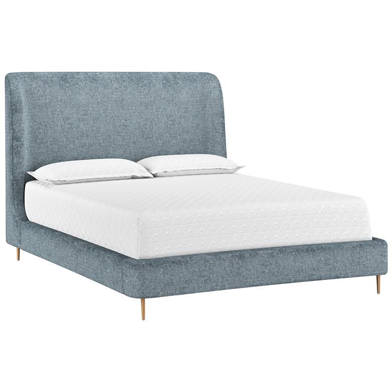 Image 1 Sunpan Tierra Bed Queen Bergen French Blue