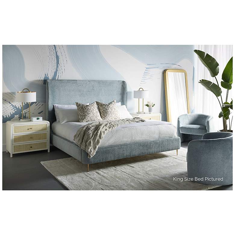 Image 4 Sunpan Tierra Bed Queen Bergen French Blue more views