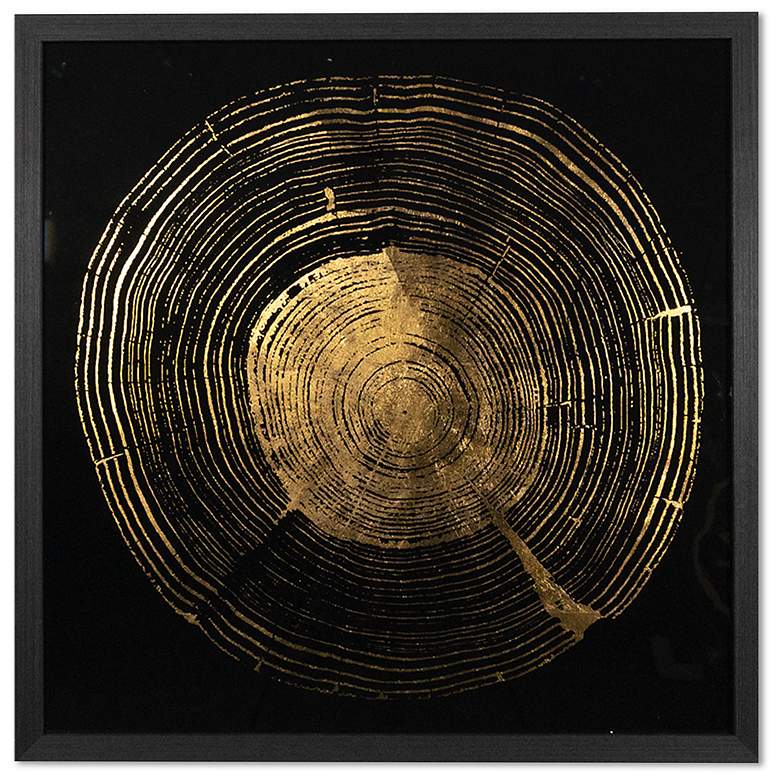 Image 3 Sunpan Time Lines (Set of 4) 30" X 30" Charcoal Frame more views