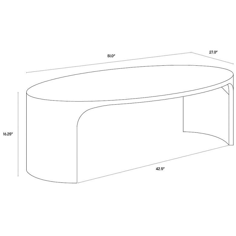 Image 6 Sunpan Tomas Coffee Table more views