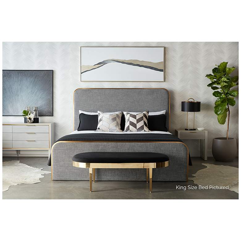 Image 4 Sunpan Tometi Bed Full Chacha Gray more views