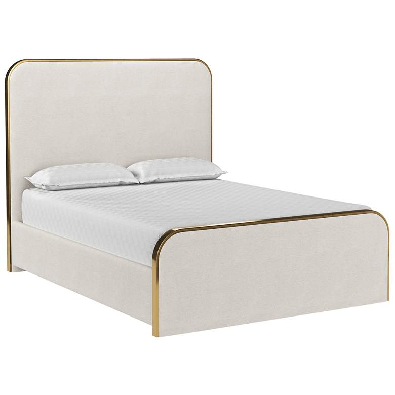 Image 1 Sunpan Tometi Bed Queen Chacha Cream