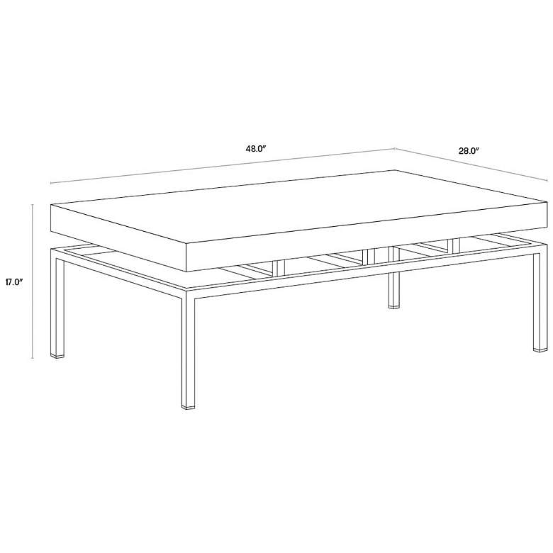 Image 6 Sunpan Toreno Coffee Table more views