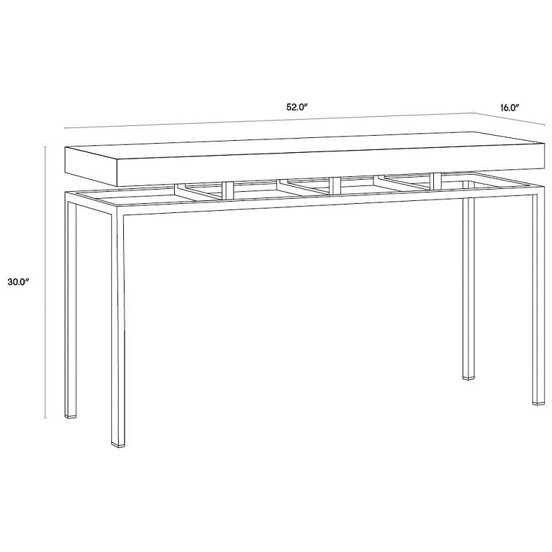 Image 7 Sunpan Toreno Console Table more views