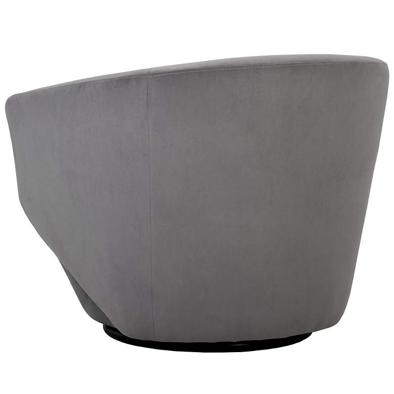 Image 5 Sunpan Treviso Swivel Lounge Chair Antonio Charcoal more views