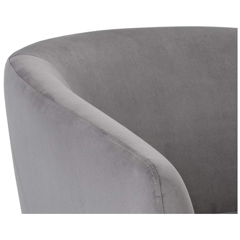 Image 7 Sunpan Treviso Swivel Lounge Chair Antonio Charcoal more views