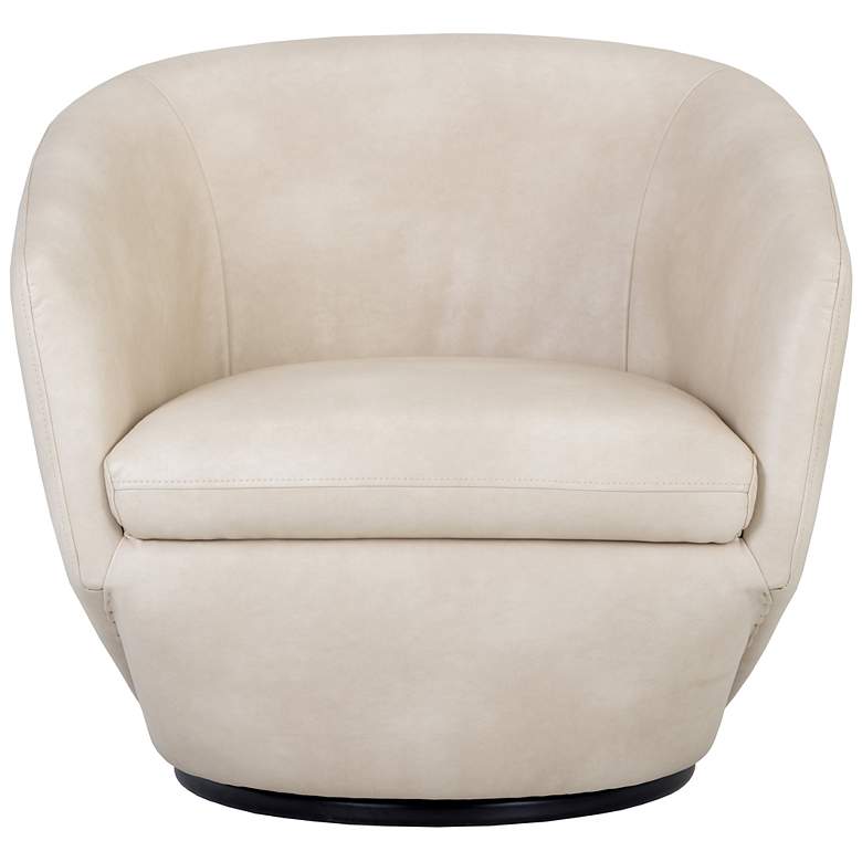 Image 3 Sunpan Treviso Swivel Lounge Chair Bravo Cream more views