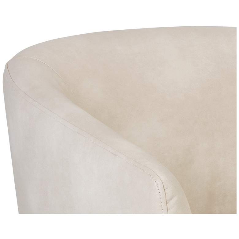 Image 7 Sunpan Treviso Swivel Lounge Chair Bravo Cream more views