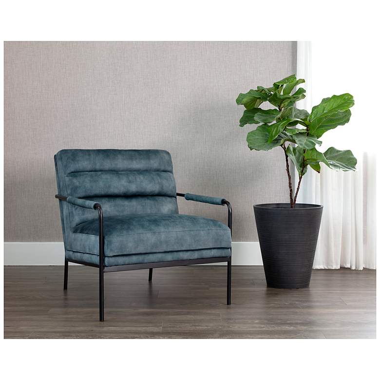 Image 1 Sunpan Tristen Lounge Chair Nono Petrol