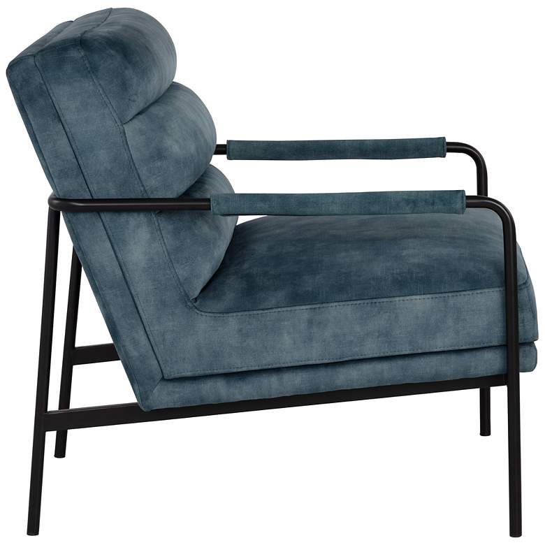 Image 4 Sunpan Tristen Lounge Chair Nono Petrol more views