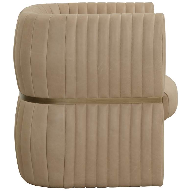 Image 3 Sunpan Tryor Lounge Chair Sahara Sand Leather more views