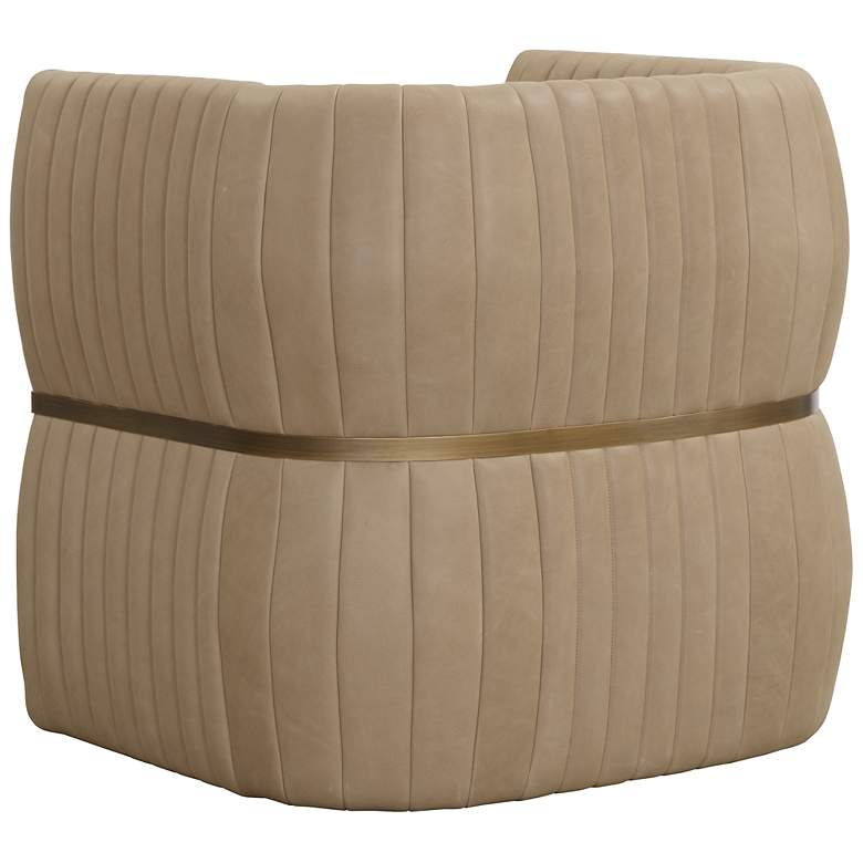 Image 4 Sunpan Tryor Lounge Chair Sahara Sand Leather more views
