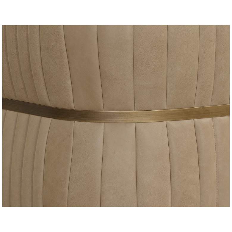Image 7 Sunpan Tryor Lounge Chair Sahara Sand Leather more views