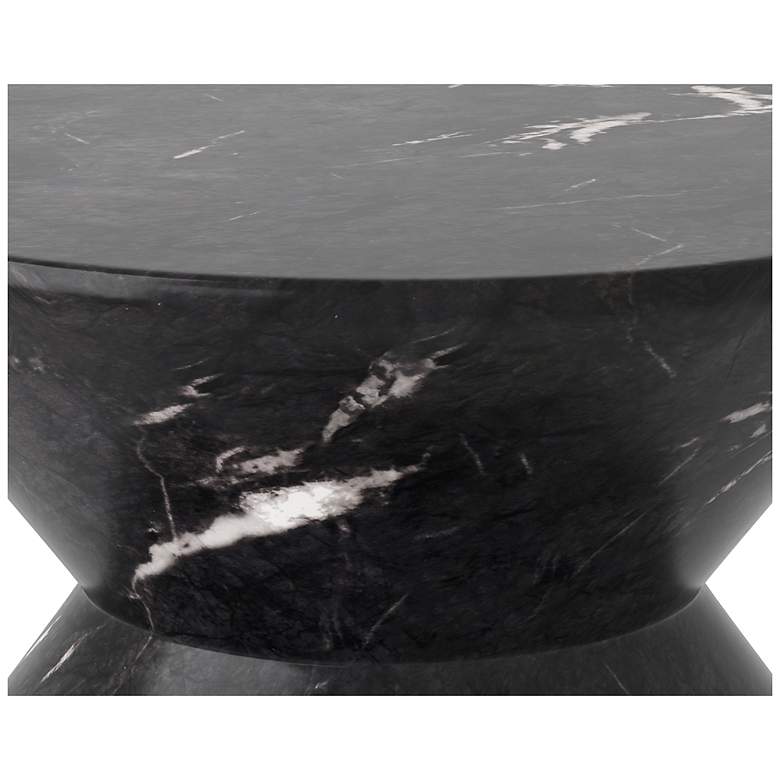Image 3 Sunpan Union End Table Marble Look Black more views