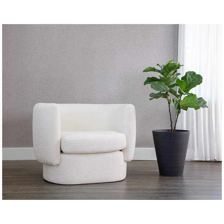 Image 1 Sunpan Valence Armchair Maya White