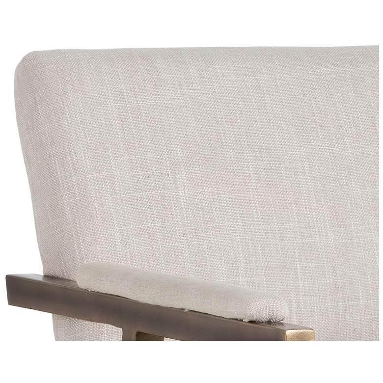 Image 5 Sunpan Ventouz Dining Armchair Beige Linen more views