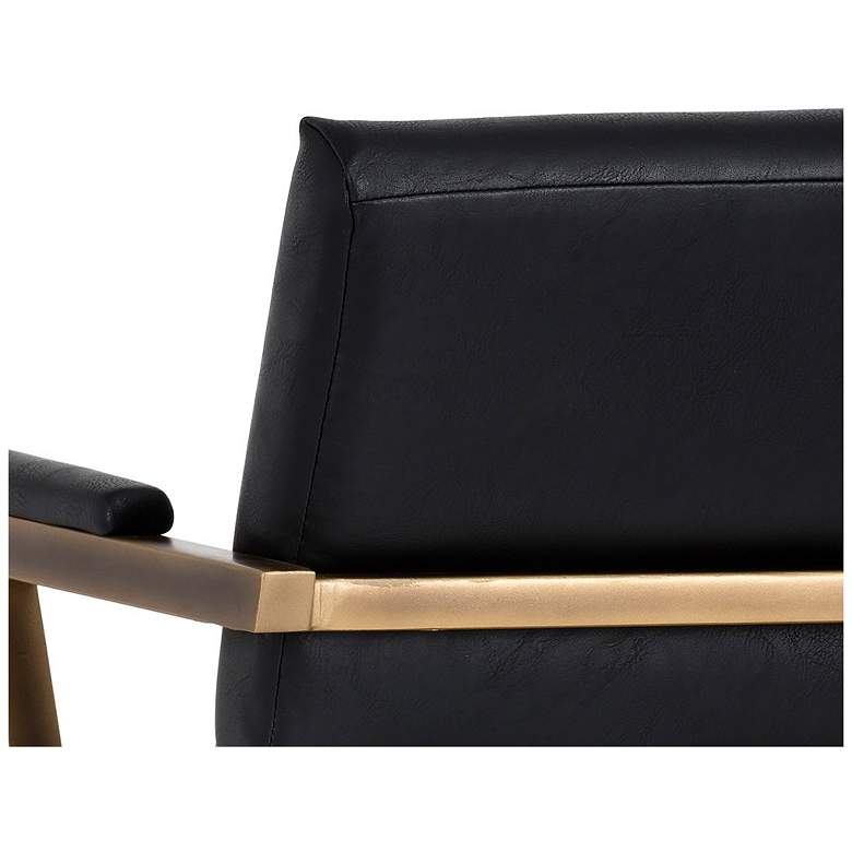 Image 6 Sunpan Ventouz Dining Armchair Vintage Black more views