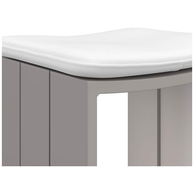 Image 4 Sunpan Verin Barstool Greige Stinson White more views