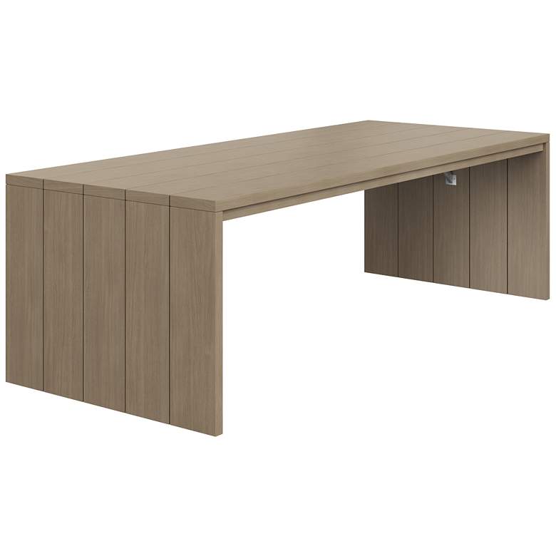 Image 1 Sunpan Viga Dining Table Drift Brown 94.5"
