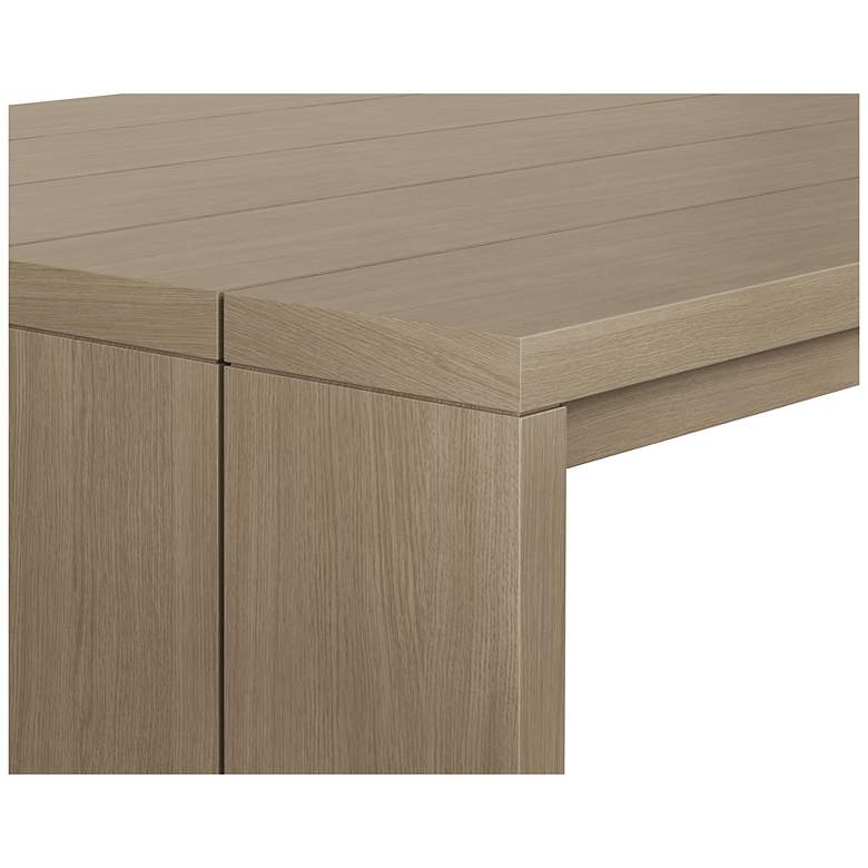 Image 4 Sunpan Viga Dining Table Drift Brown 94.5" more views