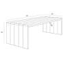 5_Sunpan Viga Dining Table Natural 94.5" more views