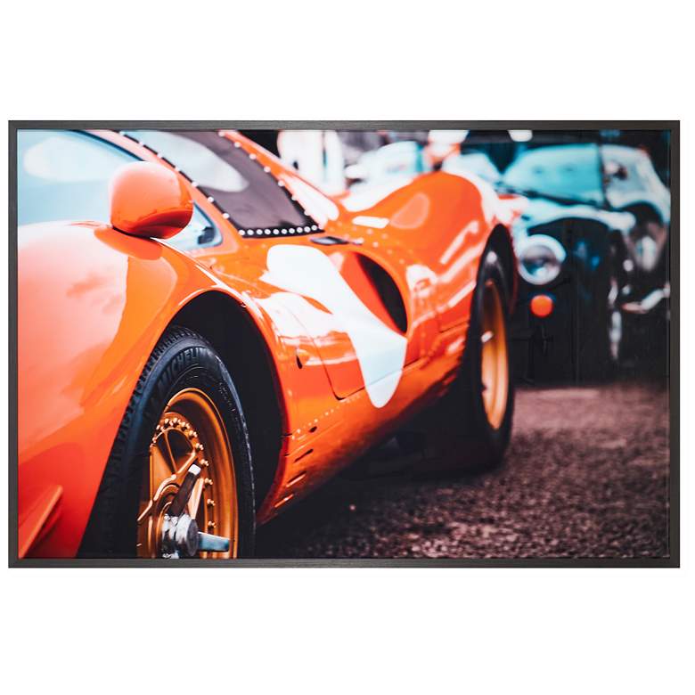 Image 1 Sunpan Vintage Ferrari 72" X 48" Charcoal Frame