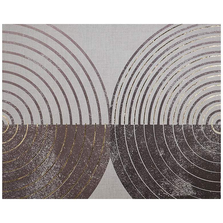 Image 7 Sunpan Vinyl Dreams (Set of 2) 48" X 48" Distressed Brown Floater Frame more views