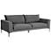 Sunpan Virgo Sofa Polo Club Kohl Gray