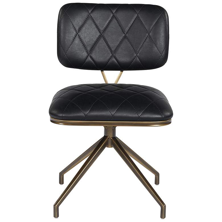 Image 3 Sunpan Virtu Swivel Dining Chair Bravo Black Set of 2 more views