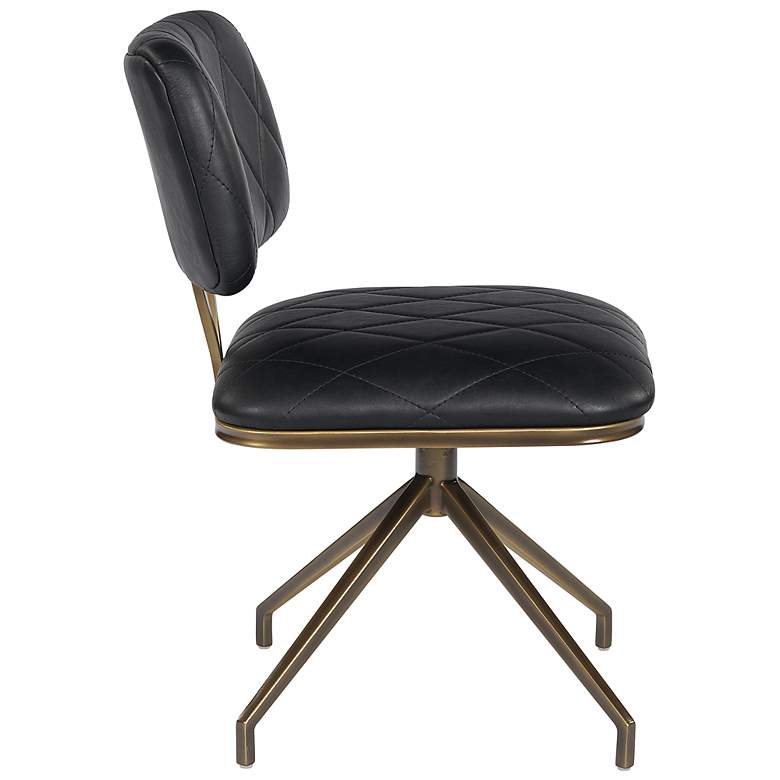 Image 4 Sunpan Virtu Swivel Dining Chair Bravo Black Set of 2 more views