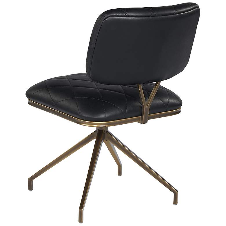 Image 5 Sunpan Virtu Swivel Dining Chair Bravo Black Set of 2 more views