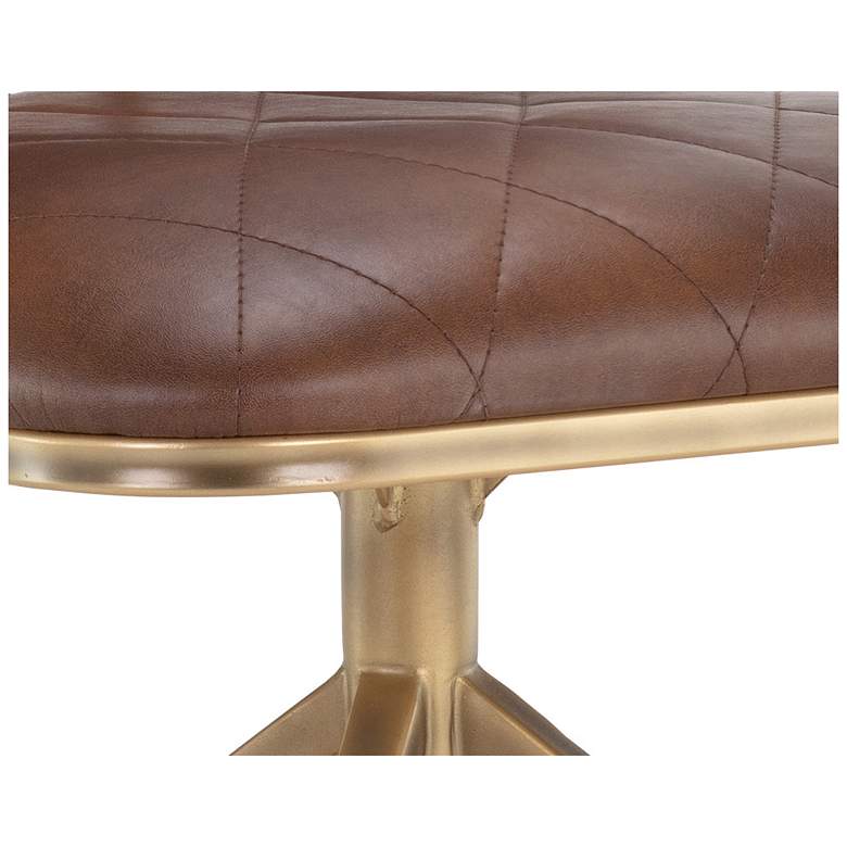 Image 5 Sunpan Virtu Swivel Dining Chair Bravo Cognac Set of 2 more views