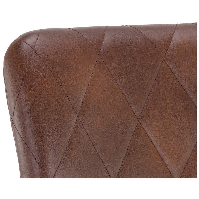 Image 6 Sunpan Virtu Swivel Dining Chair Bravo Cognac Set of 2 more views