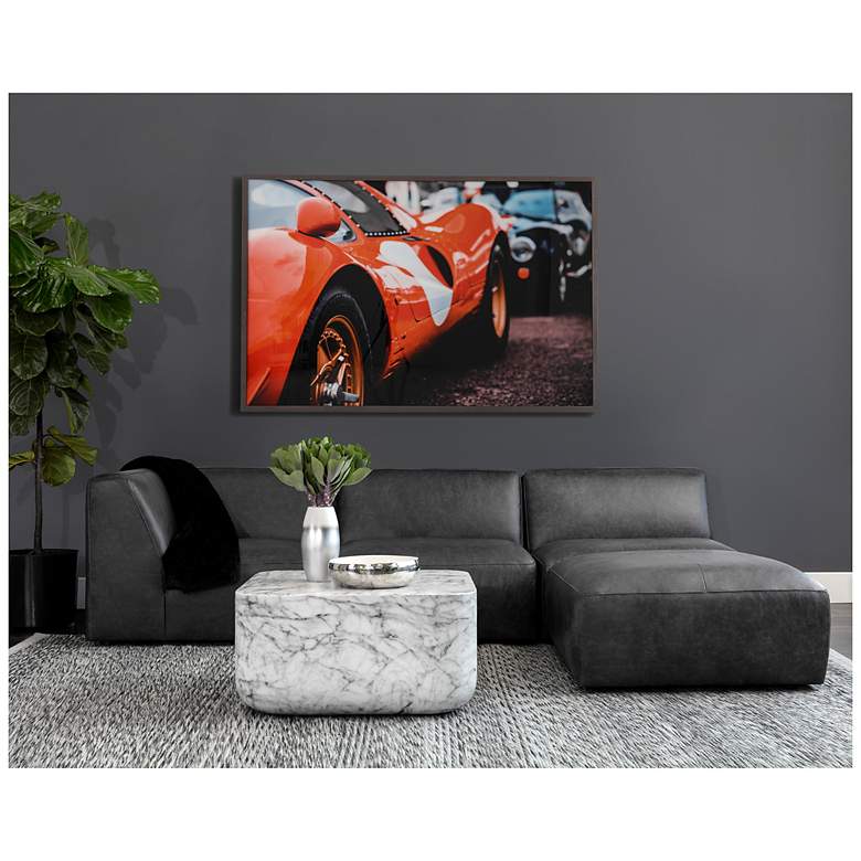 Image 6 Sunpan Watson Modular Armless Chair Marseille Black Leather more views